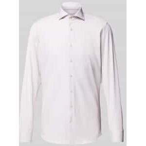 Regular fit zakelijk overhemd met haaikraag