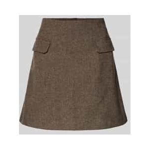 Minirok met opgestikte zakken