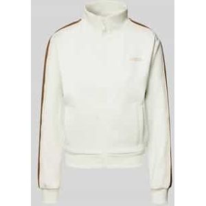 Sweatjack met labelprint, model 'YARROW'