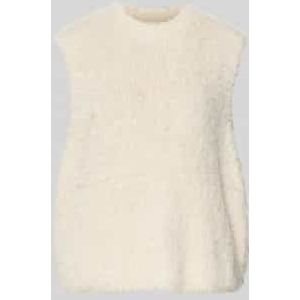 Spencer van effectgaren met ronde hals