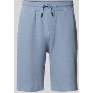 Regular fit korte cargobroek van katoenmix