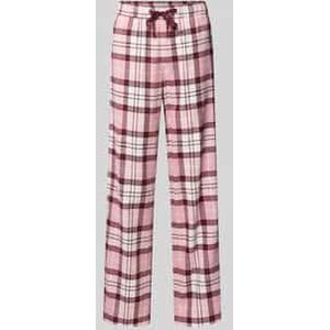 Regular fit pyjamabroek met tunnelkoord