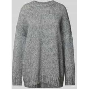 Gebreide pullover met extra brede schouders, model 'ANTONY'