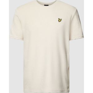 T-shirt met logobadge, model 'Towelling'