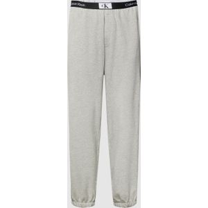 Sweatpants met labelstitching