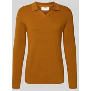 Relaxed fit pullover met structuurmotief