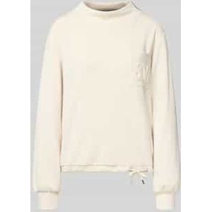 Sweatshirt met opstaande kraag