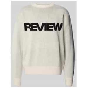 Gebreide pullover met ronde hals