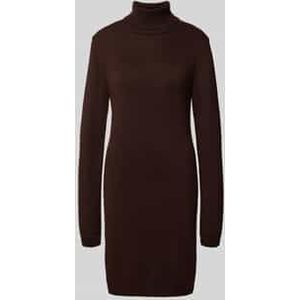 Knielange gebreide jurk met col