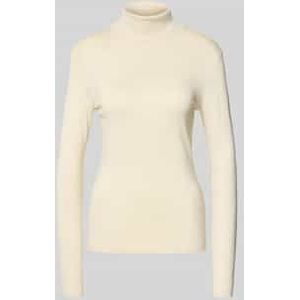 Ichi - Mafa - Damespullover - Strakke Pasvorm - Lange Mouwen - Hoge Hals