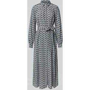 Soepele overhemdjurk van pure zijde, model 'NARVEL'