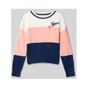 Regular fit gebreide pullover van viscosemix