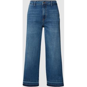 Wide leg jeans in kort design
