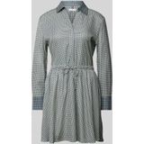 Tommy Hilfiger - Mini-jurk - Viscose - Getailleerd - Platte Kraag