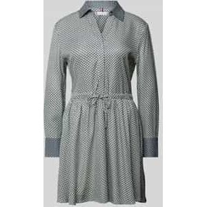 Tommy Hilfiger - Mini-jurk - Viscose - Getailleerd - Platte Kraag