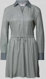 Tommy Hilfiger - Mini-jurk - Viscose - Getailleerd - Platte Kraag