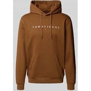 Tommy Jeans - Linear Logo - Hoodie - Katoenmix - Normale Pasvorm