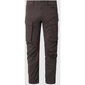 Regular tapered fit cargobroek met stretch, model 'Rovic'