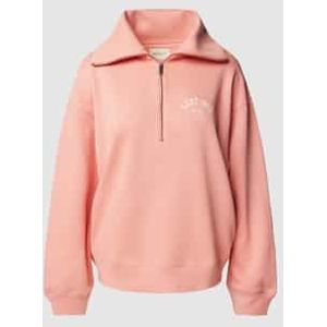 Sweatshirt met opstaande kraag