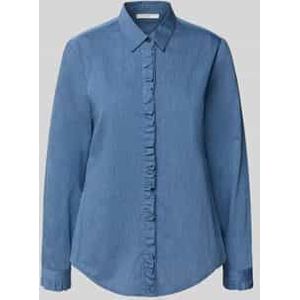 Eterna - Overhemdblouse - Dark Indigo - Fitted - Easy Iron