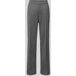 Wide leg broek met elastische band, model 'Chiara'