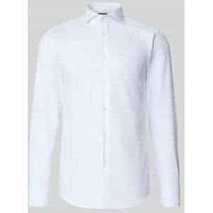 Slim fit zakelijk overhemd van puur katoen, model 'HANK'