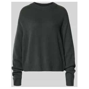 Kasjmier pullover met ribboorden