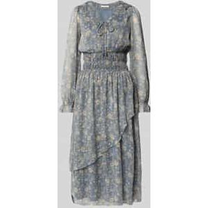 Pepe Jeans - LIVY DRESS - Chiffon Jurk - Midi - All-over Bloemenmotief
