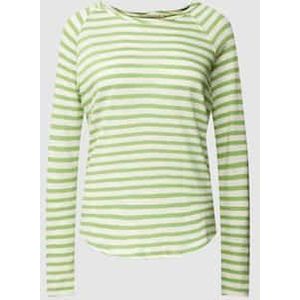 Shirt met lange mouwen met streepmotief