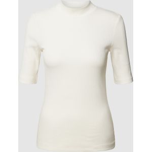 T-shirt in fijnriblook