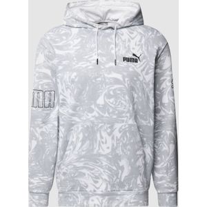 Hoodie met all-over motief, model 'Summer'