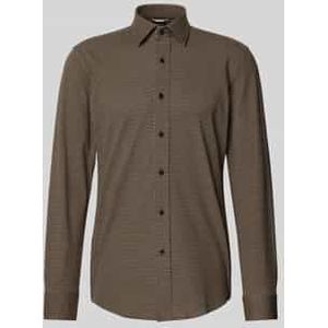 BOSS - HANK - Slim Fit Overhemd - Katoenmix