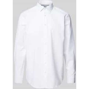Regular fit zakelijk overhemd met stretch