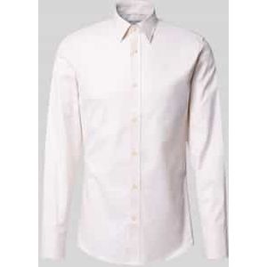 Slim fit zakelijk overhemd met knoopsluiting, model 'Adley'