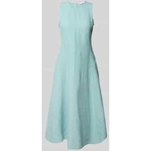 Linnen jurk in A-lijn zonder mouwen