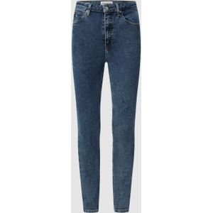 Skinny fit high waist jeans met 5-pocketmodel