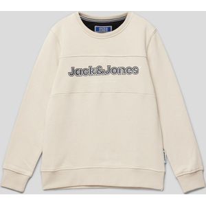 Sweatshirt met labelprint, model 'JORLAKEWOOD'