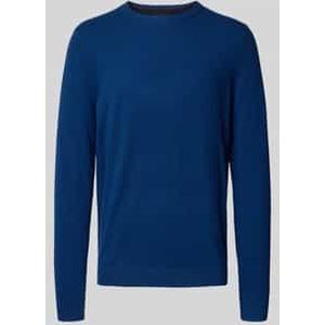 Regular fit kasjmier pullover met ronde hals