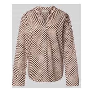 Regular fit tuniekblouse van puur katoen