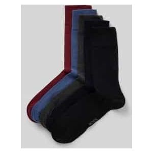 Sokken met elastische ribboordjes in een set van 5 paar