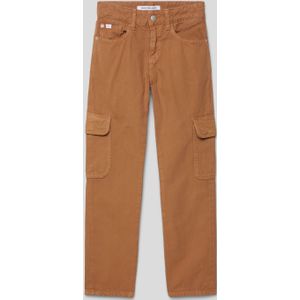 Regular fit broek met labelpatch, model 'UTILITY'