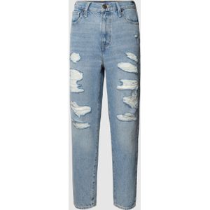 Mom fit high waist jeans in 5-pocketmodel