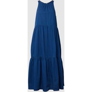 Midi-jurk met uitlopend rokdeel