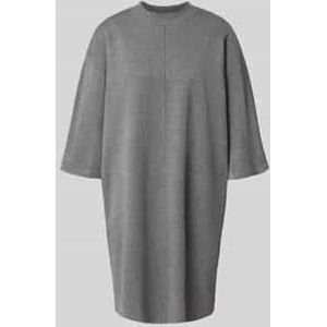 OPUS - Wanalo - Gebreide Jurk - Donkergrijs - Kort/mini