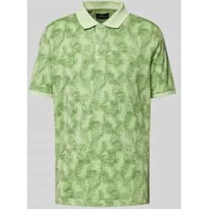 Regular fit poloshirt met all-over print