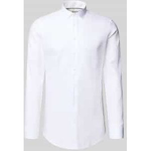 Super slim fit zakelijk overhemd met kentkraag