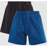 Boxershorts van jersey in een set van 2 stuks