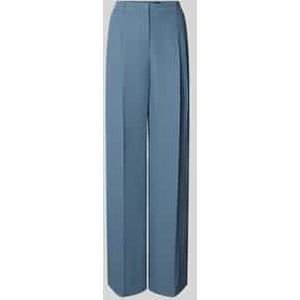 Wide leg pantalon van pure viscose, model 'TIANA4'