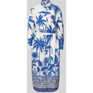 Midi-jurk met doorknoopsluiting