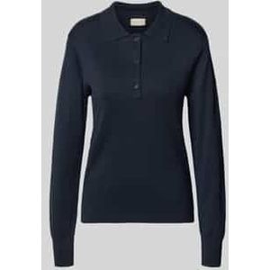 Regular fit shirt met lange mouwen van viscosemix, model 'Katie'